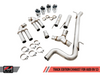 AWE: 2015-2020 Audi 8V S3 - Track Edition Exhaust (102mm Chrome Silver Tips)