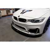 APR Front Wind Splitter 2014-Up BMW F82 M4 / F80 M3 (with M Performance Lip)