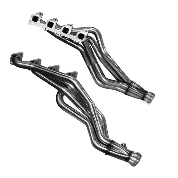 Kooks Headers & Exhaust:  2011-2014 FORD RAPTOR SVT 6.2L 4V ALL 1 3/4IN X 3IN LONGTUBE HEADERS AND 3IN OEM EXHAUST OFF-ROAD Y PIPE