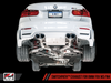 AWE: 2015-2018 BMW M3 3.0T - Resonated SwitchPath Exhaust Chrome Silver Tips 102mm