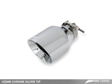 AWE: 2015-2018 Porsche 95B Macan - Touring Edition Exhaust System (Chrome Silver 102mm Tips)