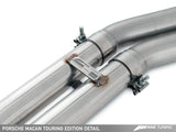 AWE: 2015-2018 Porsche 95B Macan - Touring Edition Exhaust System (Chrome Silver 102mm Tips)