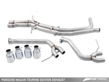 AWE: 2015-2018 Porsche 95B Macan - Touring Edition Exhaust System (Diamond Black 102mm Tips)