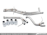 AWE: 2015-2018 Porsche 95B Macan - Touring Edition Exhaust System (Chrome Silver 102mm Tips)