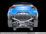 AWE: 2015-18 Porsche 95B Macan - Track Edition Exhaust (Diamond Black 102mm Tips)