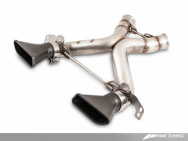 AWE: 2015-2017 McLaren 650S Coupe | Spider 3.8L Turbo - Performance Exhaust System Black Tips