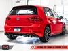 AWE: 2018 Volkswagen MK7.5 Golf R - Track Edition Exhaust w/ 102mm Chrome Silver Tips