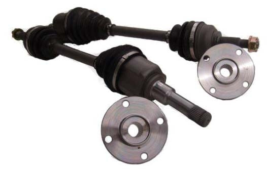 Driveshaft Shop: 1989-2005 Miata 600HP Level 3 Axle/Hub Kit with Bolt-on Inner Stubs for Explorer 8.8 Conversion ONLY