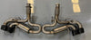 Billy Boat Exhaust: CHEVY C8 CORVETTE STINGRAY FUSION EXHAUST SYSTEM (4.5″ BLACK ROUND DOUBLE WALL TIPS)