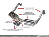 AWE: 2014-16 Porsche 981 Boxster | Cayman - Performance Exhaust (Diamond Black Tips)