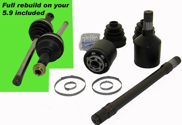 Driveshaft Shop: HONDA B-Series Pro-Level Axle Upgrade with Intermediate Bar for Level 5.9 Axles