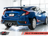 AWE: 2017-20 Honda Civic SI - Track Edition Exhaust w/ Front Pipe (Dual Chrome Silver Tips)