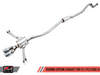 AWE: 2017-20 Honda Civic SI - Touring Edition Exhaust w/ Front Pipe (Dual Chrome Silver Tips)