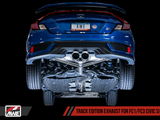 AWE: 2017-2020 Honda Civic SI - Track Edition Exhaust with Front Pipe Dual Diamond Black