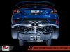 AWE: 2017-2020 Honda Civic SI - Track Edition Exhaust with Front Pipe Dual Diamond Black