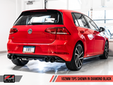 AWE: 2018 Volkswagen MK7.5 Golf R - SwitchPath Exhaust w/ 102mm Diamond Black Tips
