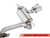 AWE: 2013-19 Ford Focus ST 2.0T - Touring Edition Resonated Catback Exhaust (Chrome Silver Tips)