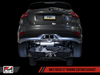 AWE: 2013-19 Ford Focus ST 2.0T - Touring Edition Resonated Catback Exhaust (Diamond Black Tips)