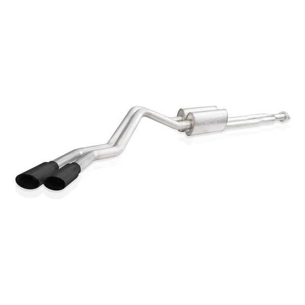 STAINLESS WORKS: 2020-21 Chevrolet Silverado HD 6.6L Legend Catback Exhaust (Black Tips)