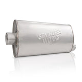 STAINLESS WORKS: 2020-21 Chevrolet Silverado HD 6.6L Redline Catback Exhaust (Polished Tips)
