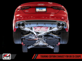 AWE: 2017-2020 Audi B9 S5 Coupe - Touring Edition Exhaust System (Diamond Black 90mm Tips)