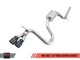AWE: 2015-17 Volkswagen Golf MK7 - Track Edition Exhaust (Chrome Silver Tips 90mm)