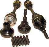 Driveshaft Shop: DODGE 1996-2000 Viper (with Stock Differential) 1200HP Level 5 Direct Bolt-In Axle with Diff Stubs