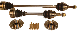 Driveshaft Shop:  1987-1992 VW Golf / GTI / Jetta / Corrado (Manual / 4 cyl) 500HP Level 3 Axle/Hub kit